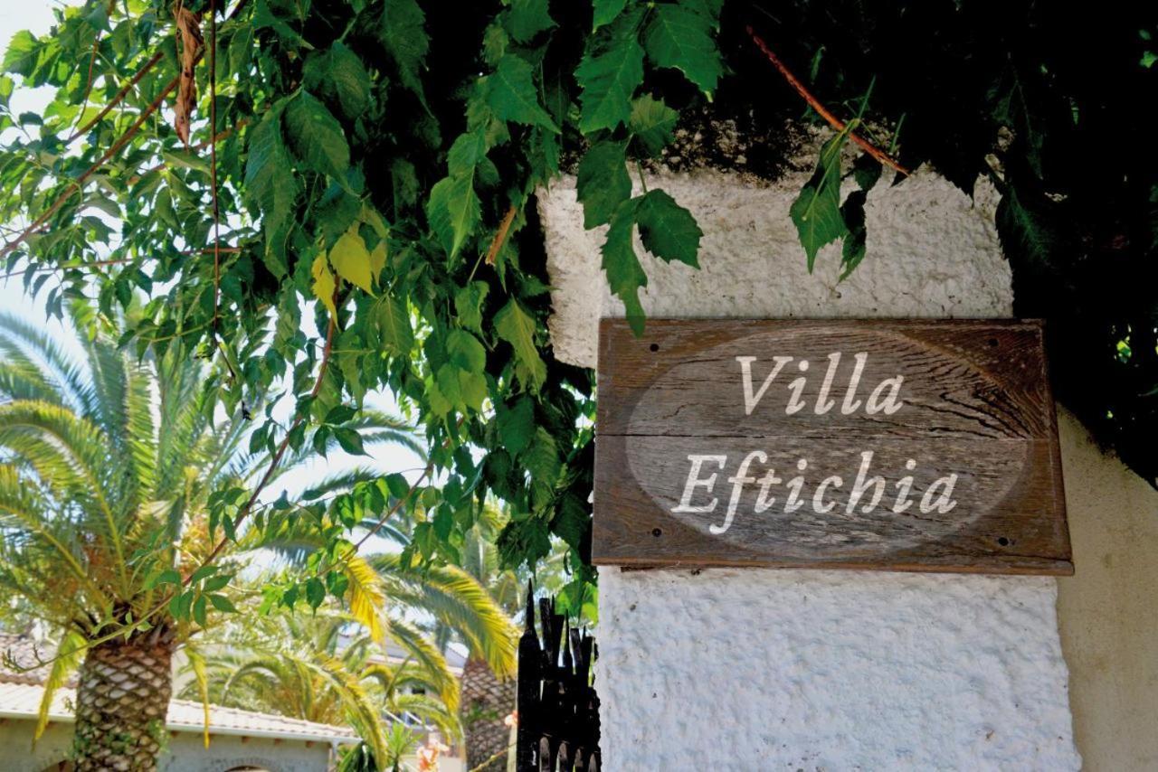 Villa Eftichia Hotel Apartments & Studios Kontokali Exterior foto