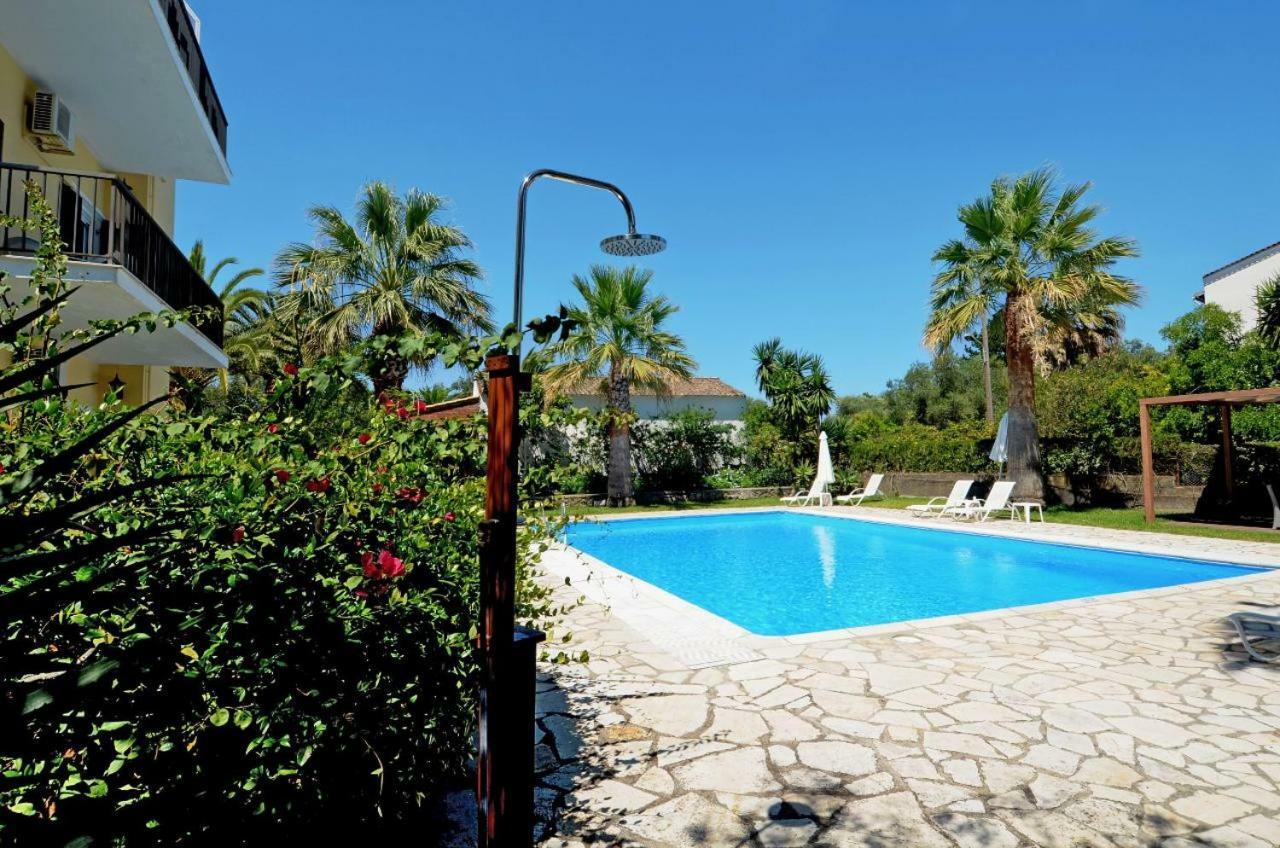 Villa Eftichia Hotel Apartments & Studios Kontokali Exterior foto
